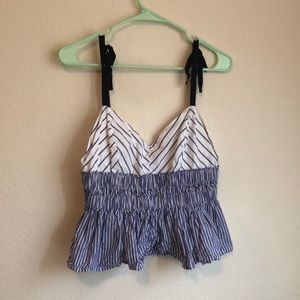 Ruffled tank top from Express